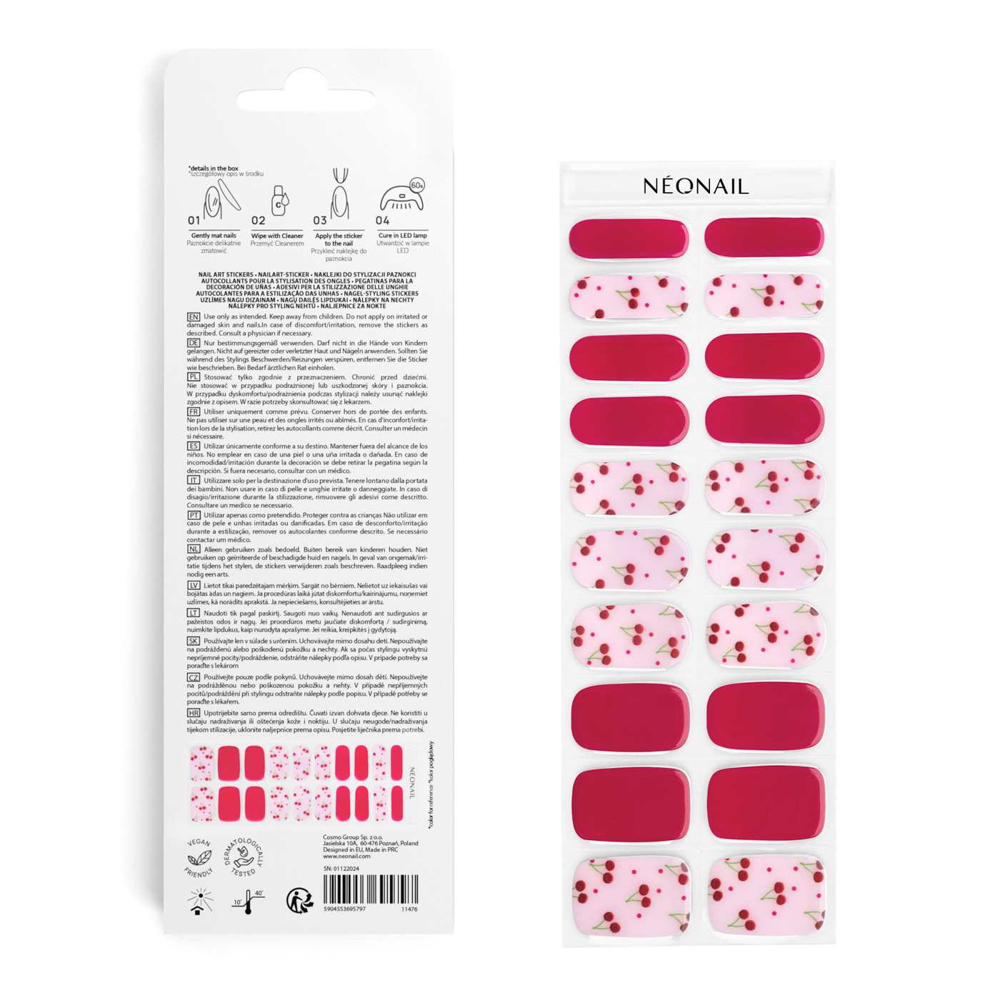 Gel Stickers Easy On M15